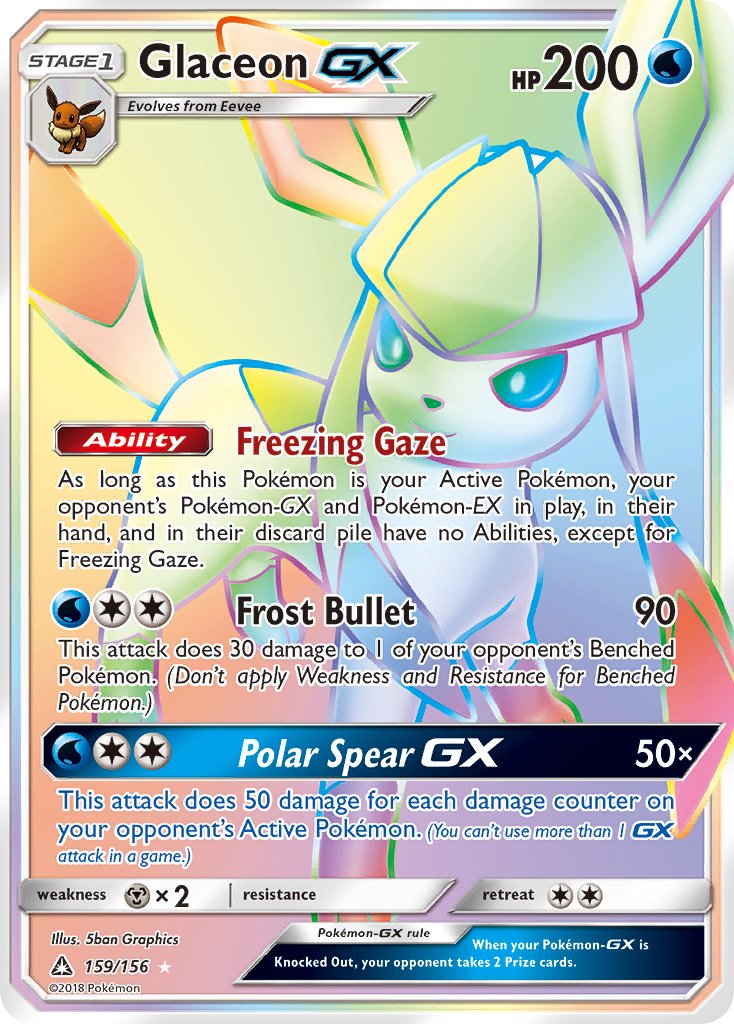 Glaceon-GX - 159 - Ultra Prism