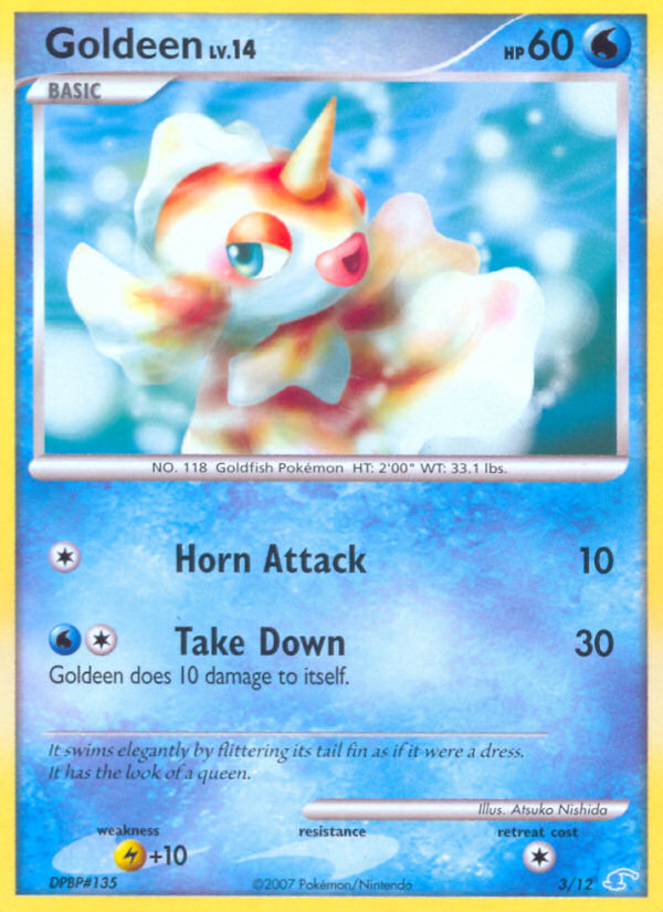 Goldeen - 3/12 - DP Trainer Kit Manaphy