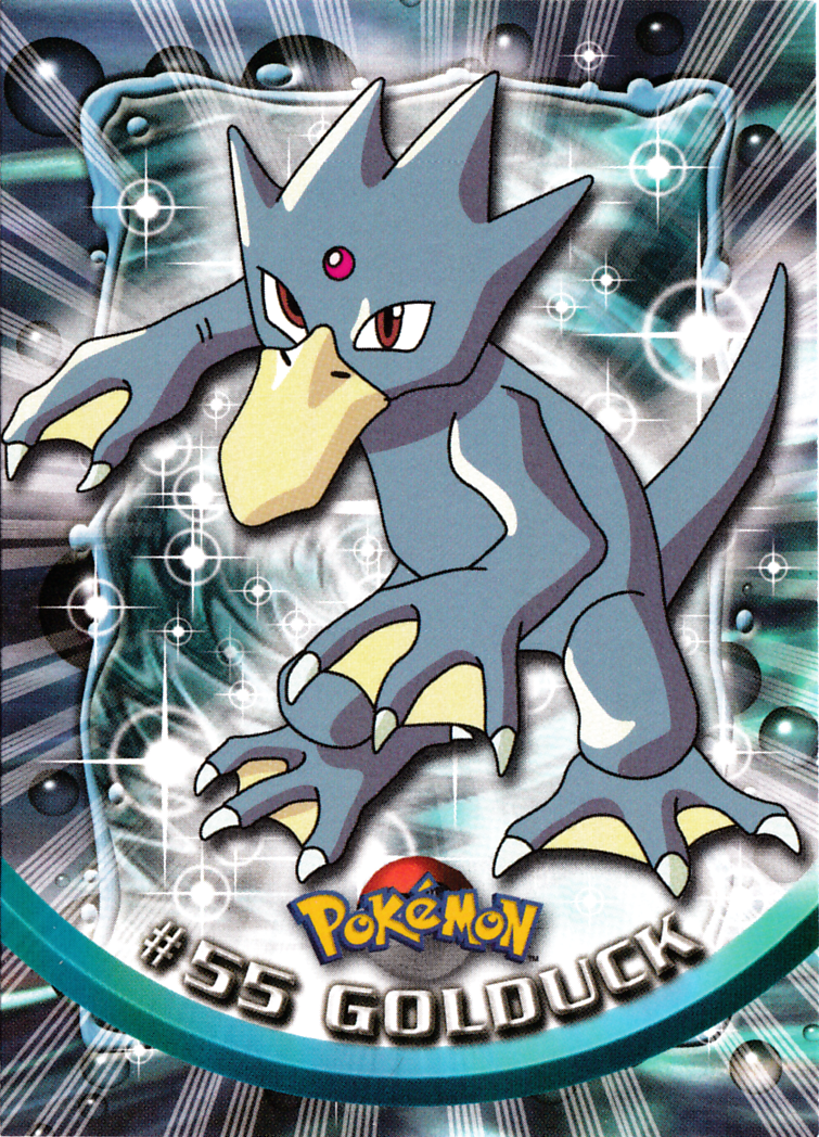 Golduck - 55 - Topps - Series 1 - front