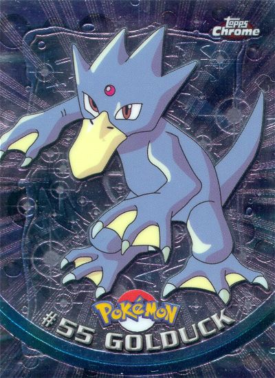 Golduck - 55 - Topps - Chrome series 1 - front