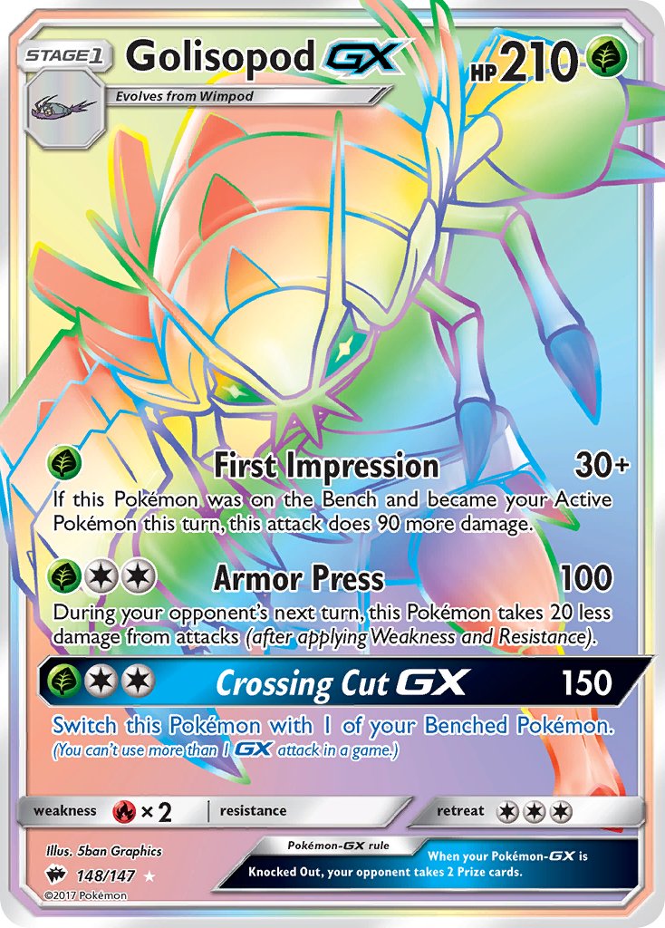 Golisopod-GX - 148 - Burning Shadows