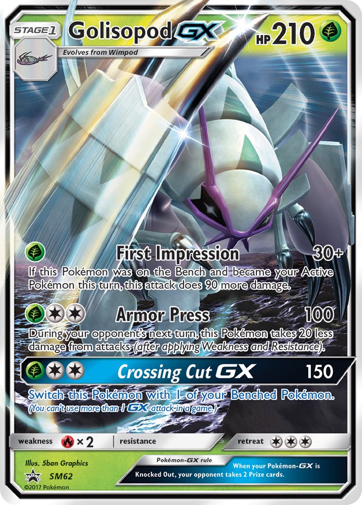 Golisopod-GX - SM62 - Sun & Moon Promos