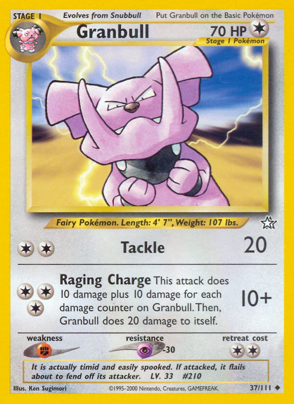 Granbull - Neo Genesis - Unlimited