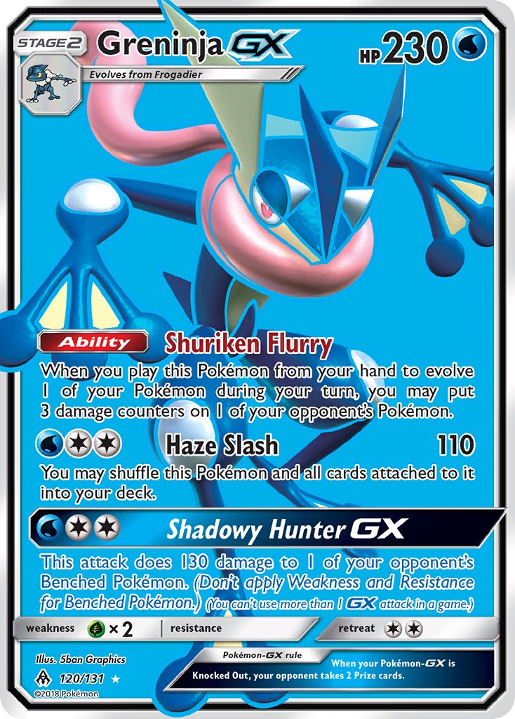 Greninja-GX - 120 - Forbidden Light