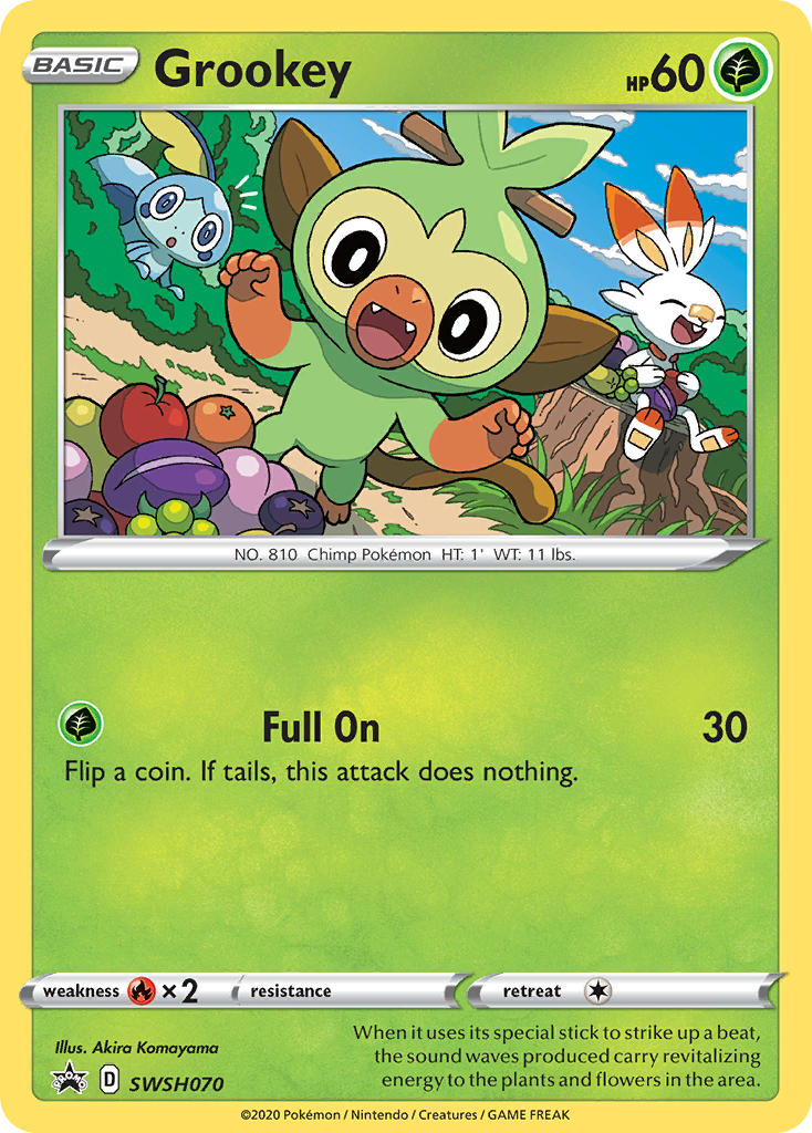 Grookey - SWSH070 - Sword & Shield Promos