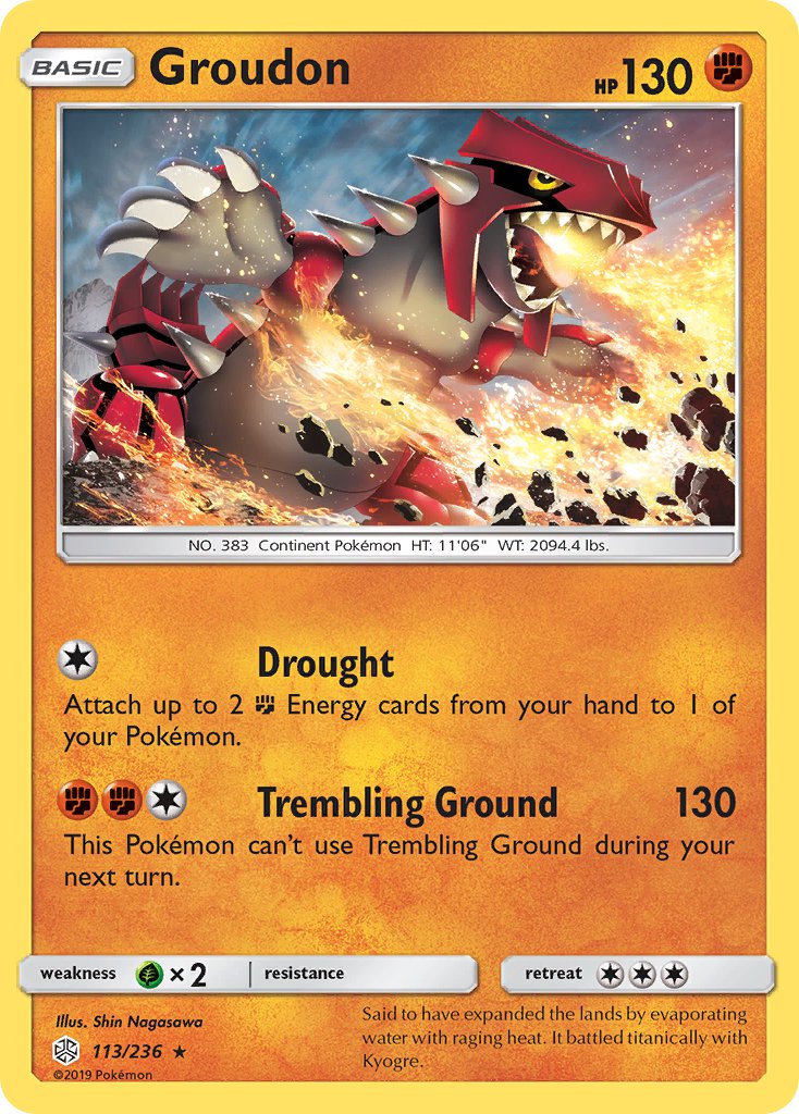 Groudon - 113 - Cosmic Eclipse