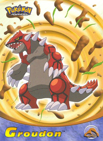 Groudon - 36 - Topps - Pokemon Advanced - front