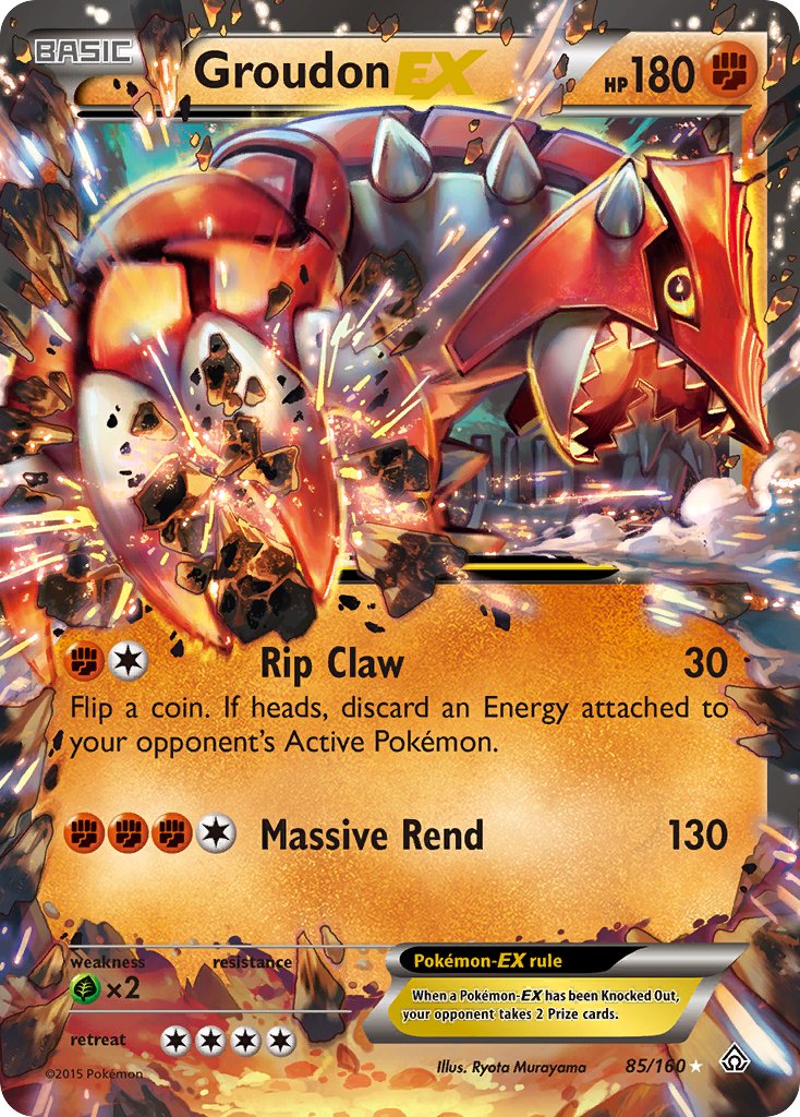 Groudon-EX - 85 - Primal Clash