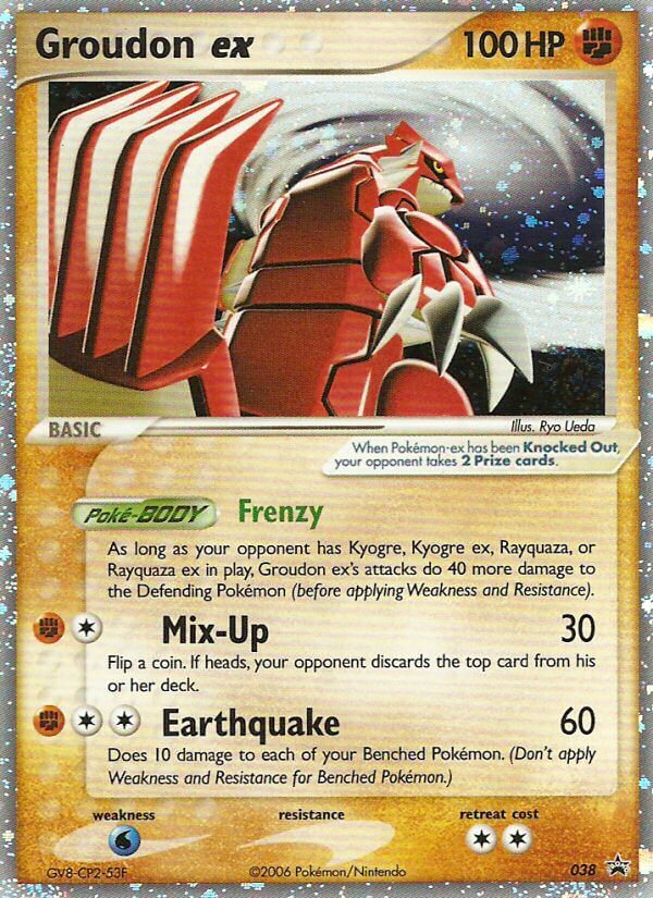 Groudon ex - 038 - Nintendo Black Star Promos