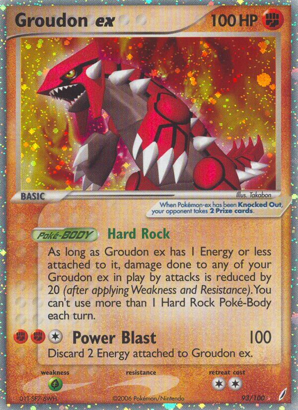 Groudon ex - 93 - Crystal Guardians