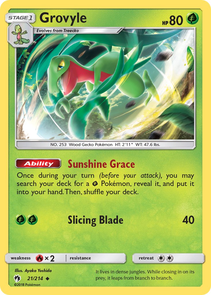 Grovyle - 21 - Lost Thunder