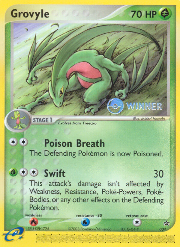 Grovyle - 004 - Nintendo Black Star Promos