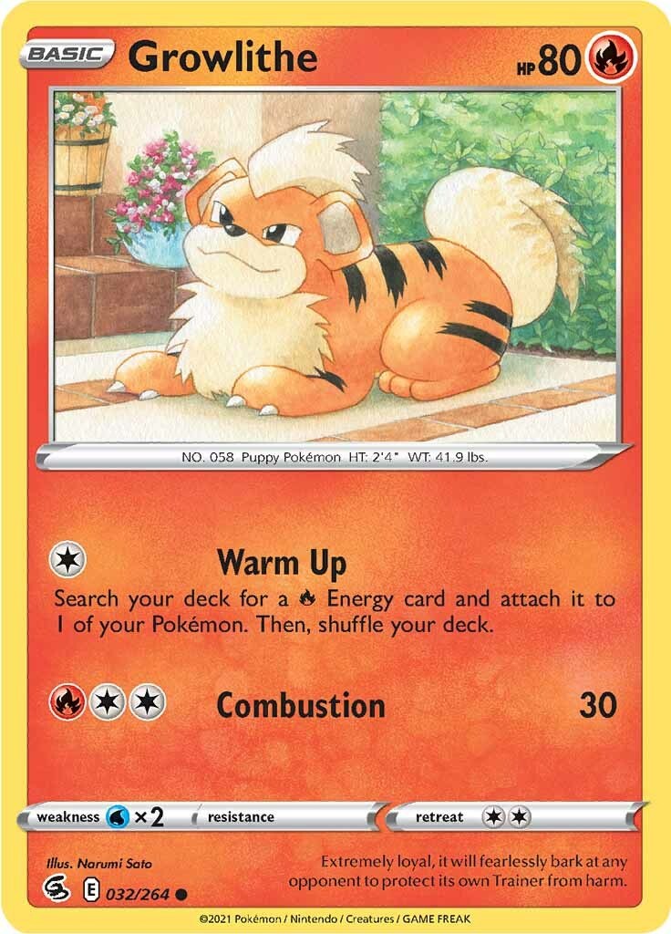 Growlithe - 32 - Fusion Strike