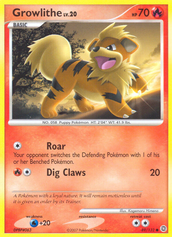 Growlithe - 89 - Secret Wonders