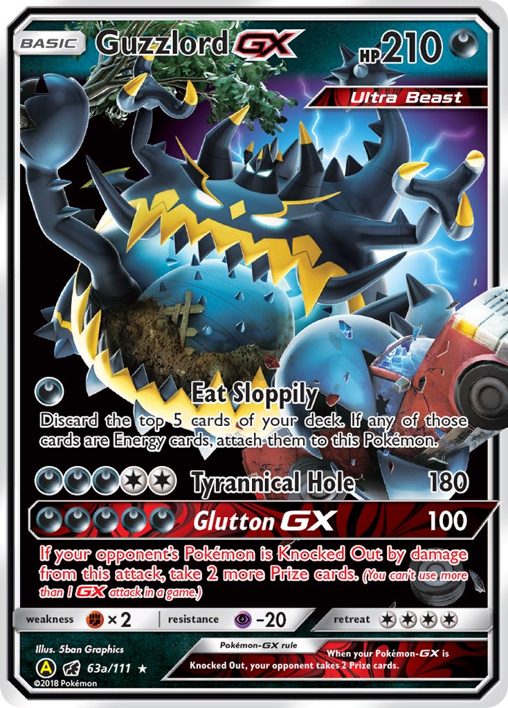 Guzzlord GX - Hidden Fates: Shiny Vault - Pokemon