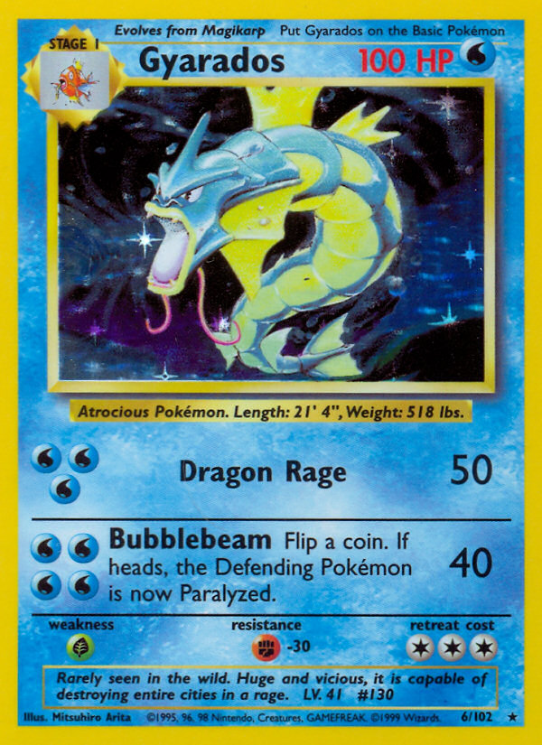 Gyarados Base set Unlimited