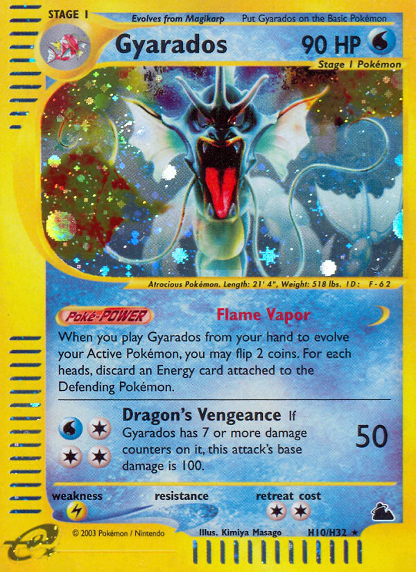 Gyarados - H10/H32 - Skyridge