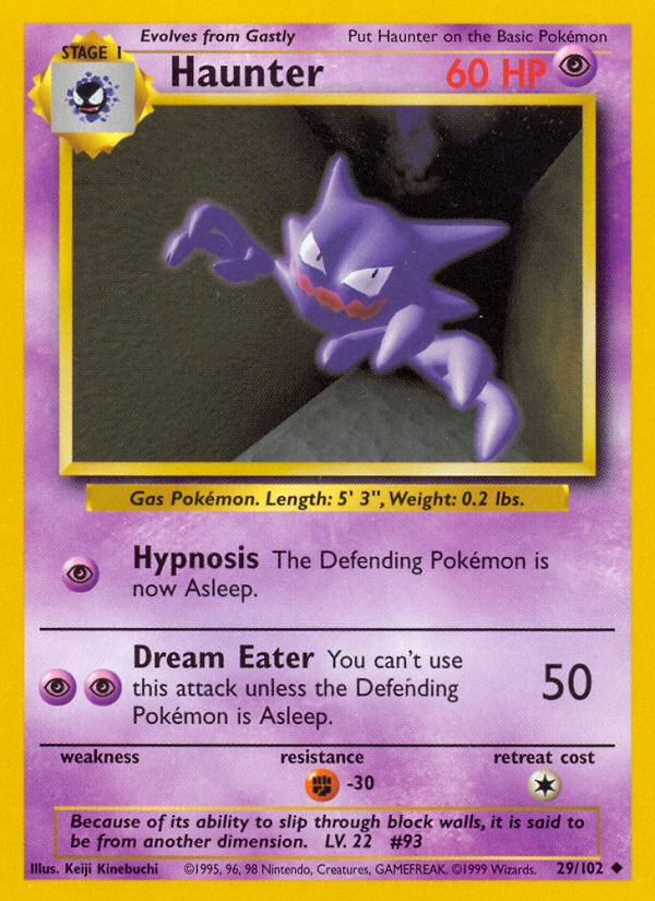 Haunter Base set Unlimited