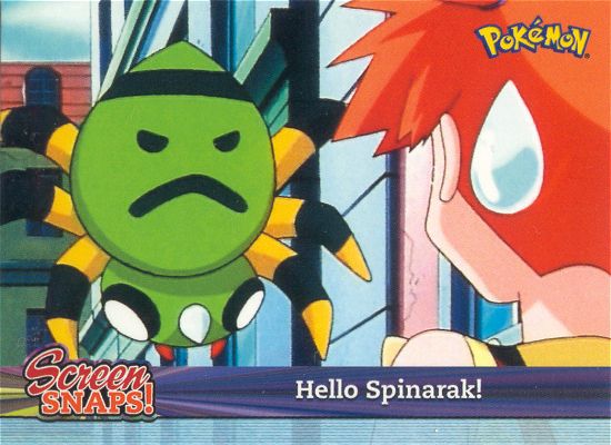 Hello Spinarak! - snap14 - Topps - Johto series - front