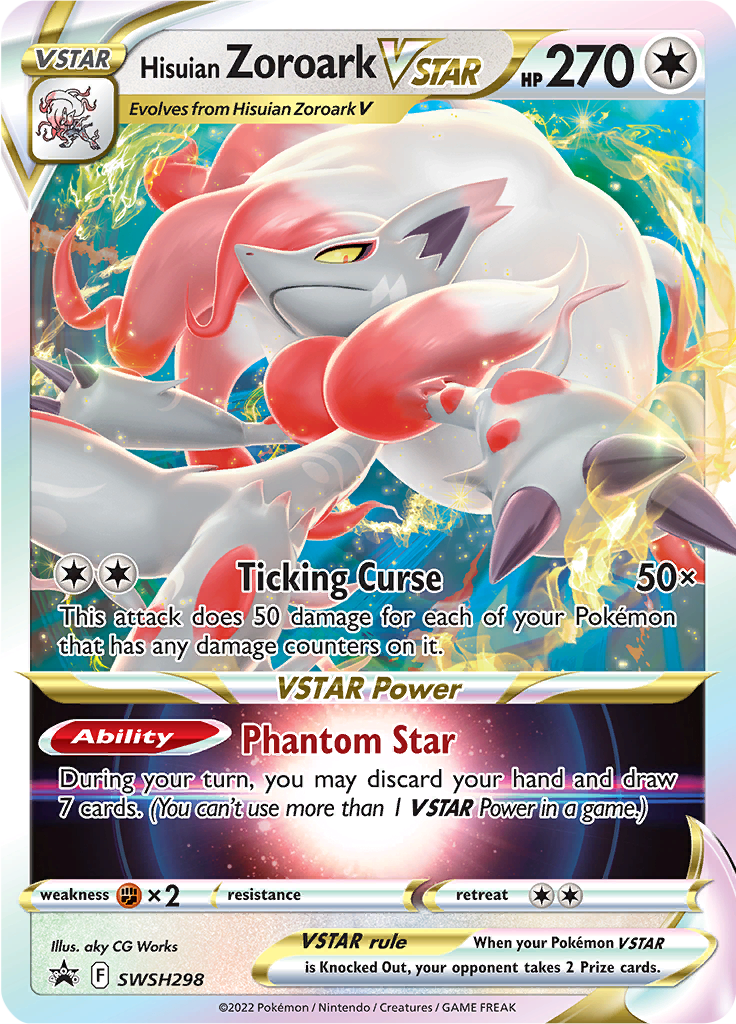 Hisuian Zoroark VSTAR - SWSH298 - Sword & Shield Promos