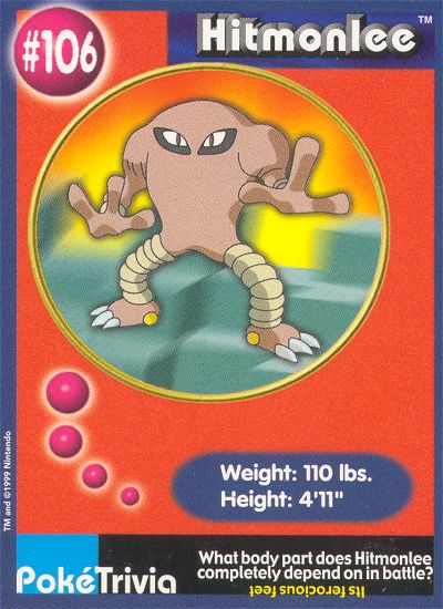 Hitmonlee - 106/165 151 Uncommon Pokemon - NM/MINT – The PokéTrade Emporium