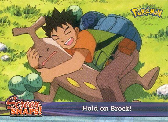 Hold on Brock! - snap05 - Topps - Johto League Champions - front