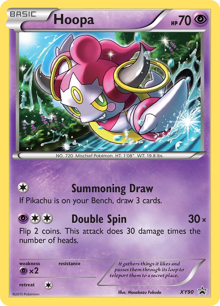 Card Hoopa-GX 166/181 da coleção Team Up