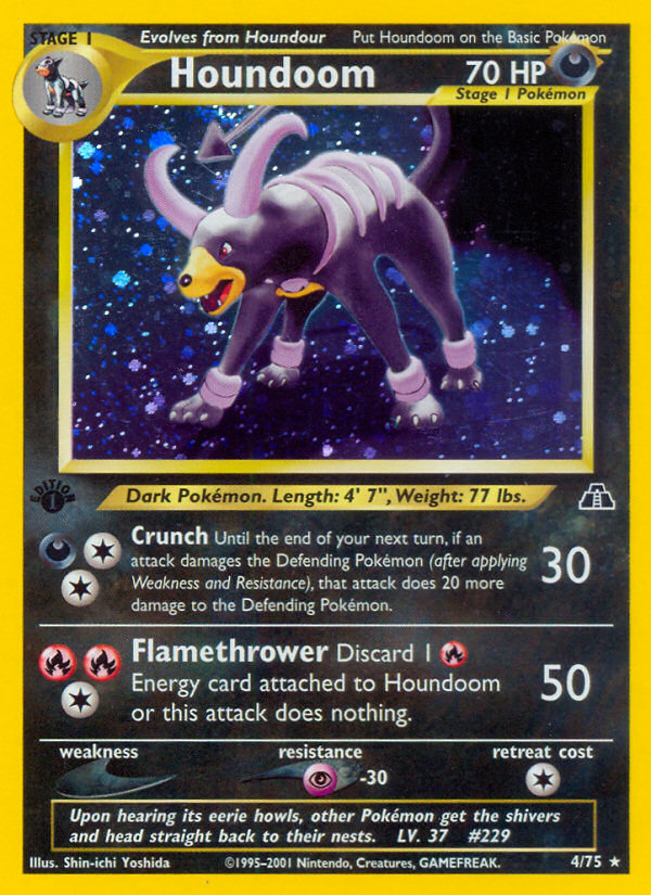 Houndoom - Neo Discovery - First Edition