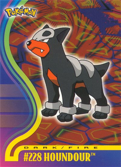 Houndour - 228 - Topps - Johto League Champions - front