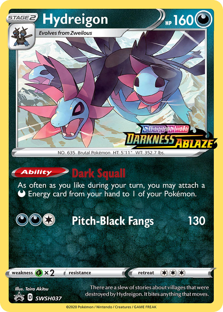 Hydreigon - SWSH037 - Sword & Shield Promos