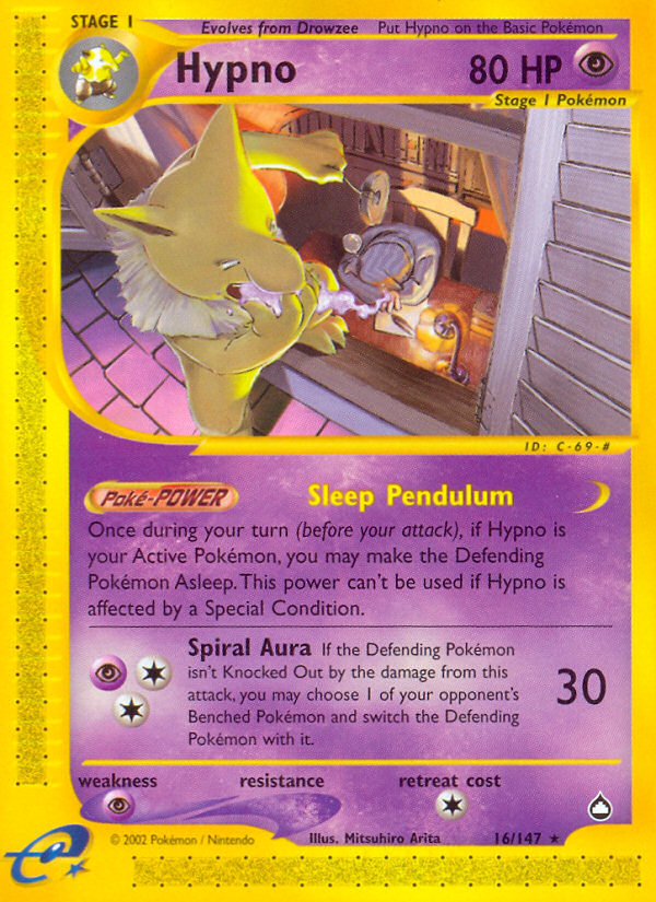 Hypno - 16/147 - Aquapolis