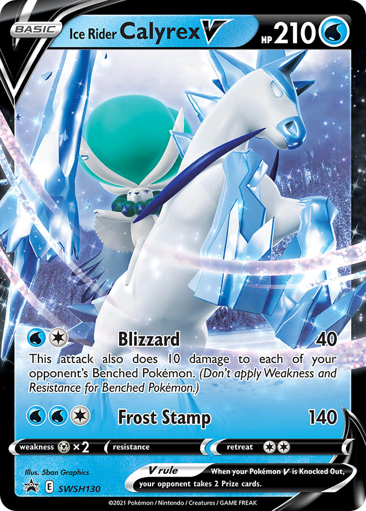 Ice Rider Calyrex V - SWSH130 - Sword & Shield Promos