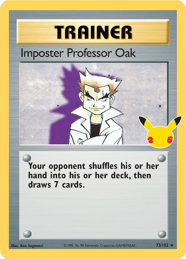 Imposter Professor Oak - 73 - Celebrations - Classic Collection