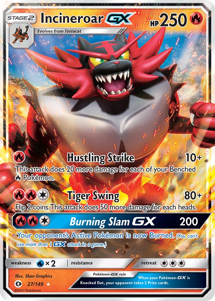 Incineroar-GX - 27 - Sun & Moon