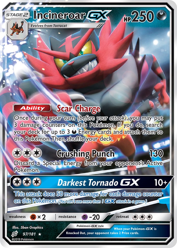 Incineroar-GX - 97 - Team Up