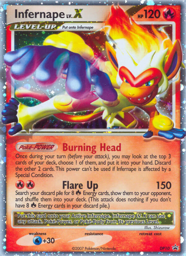 Infernape LV.X - DP10 - Diamond & Pearl Promos