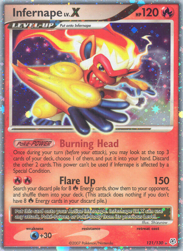 Infernape LV.X - 121 - Diamond & Pearl