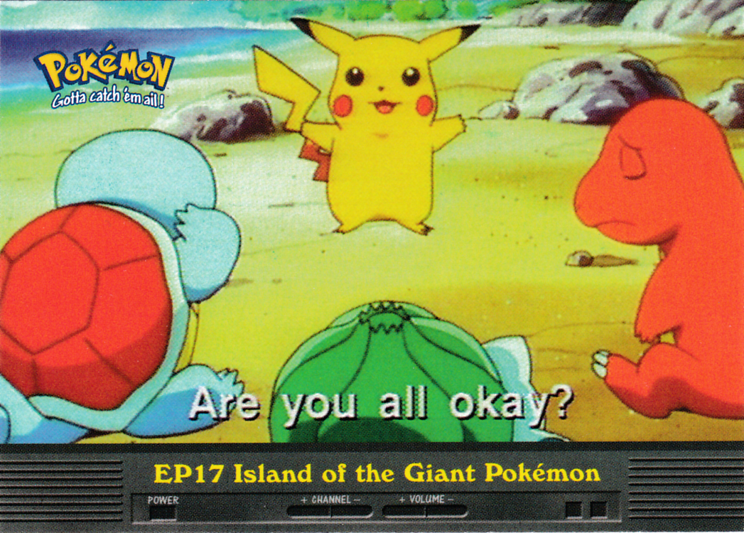 Island of the Giant Pokémon - EP17 - Topps - Series 2 - front