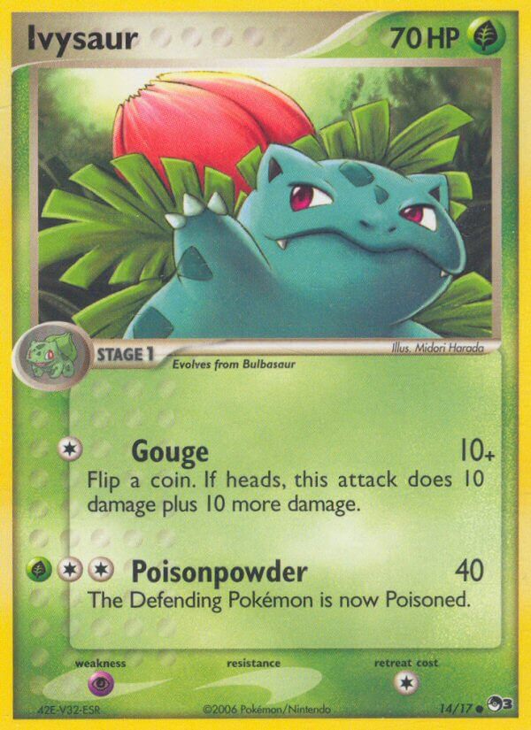 Check the actual price of your Ivysaur Topps Pokemon card on