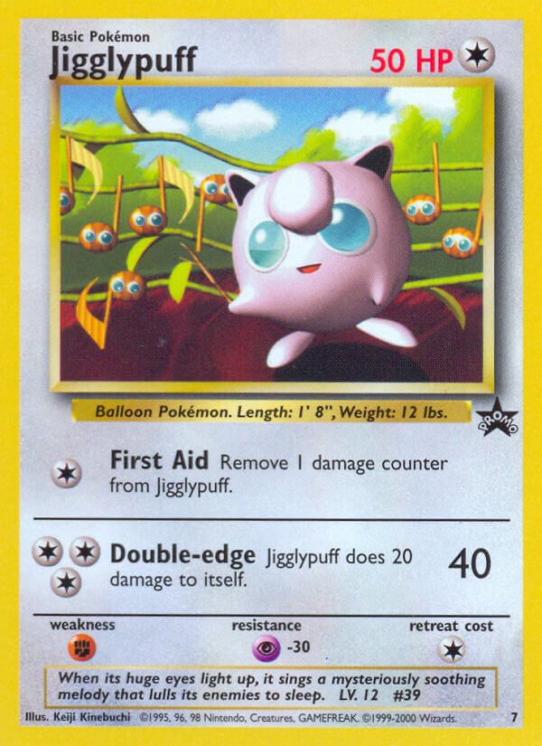 Jigglypuff - 7 - Wizards Black Star Promos