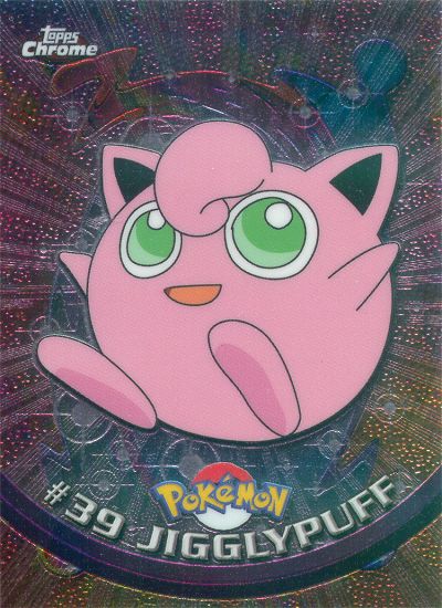 Jigglypuff - 39 - Topps - Chrome series 1 - front