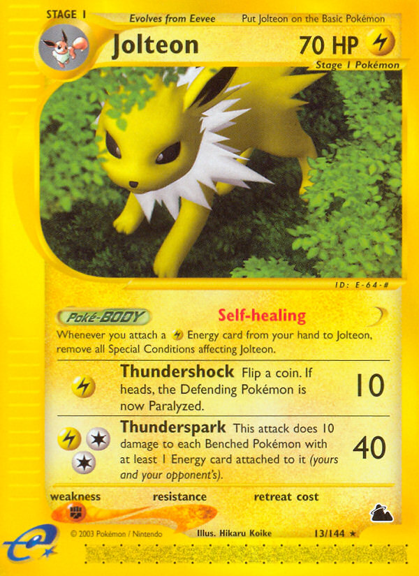 Jolteon - 13/144 - Skyridge