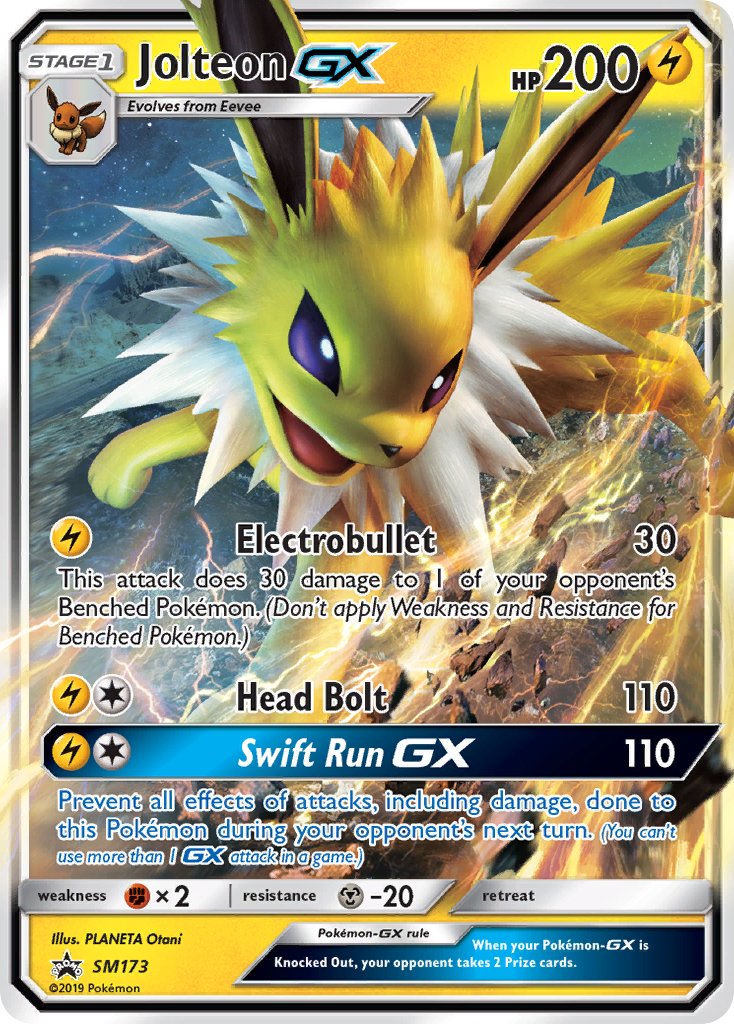 Jolteon-GX - SM173 - Sun & Moon Promos