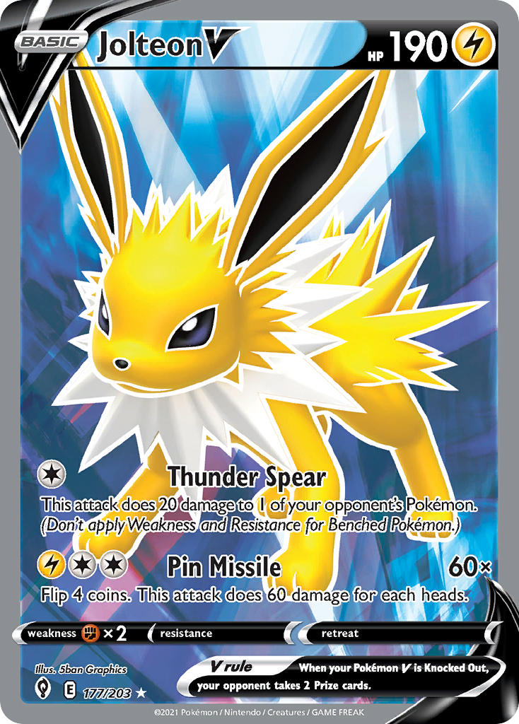 Jolteon V - 177 - Evolving Skies