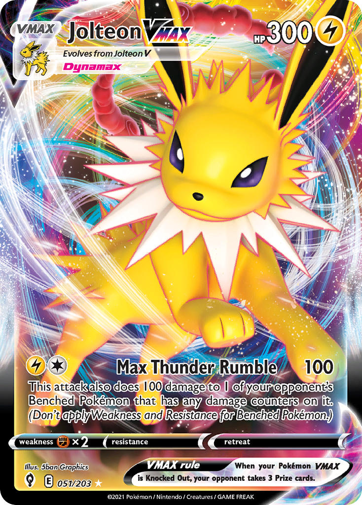 Jolteon VMAX - 51 - Evolving Skies