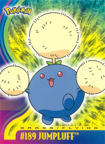 Jumpluff - 189 - Topps - Johto series - front