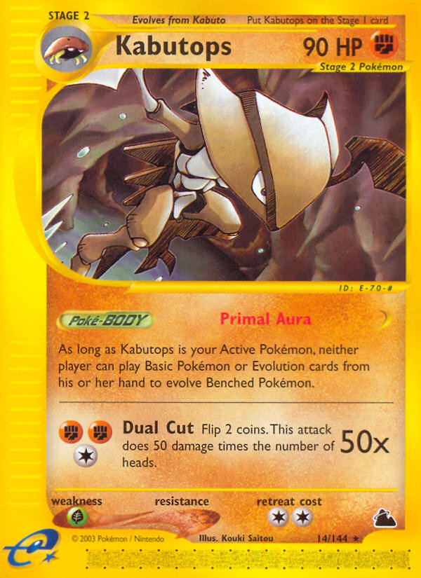 Kabutops - 14/144 - Skyridge