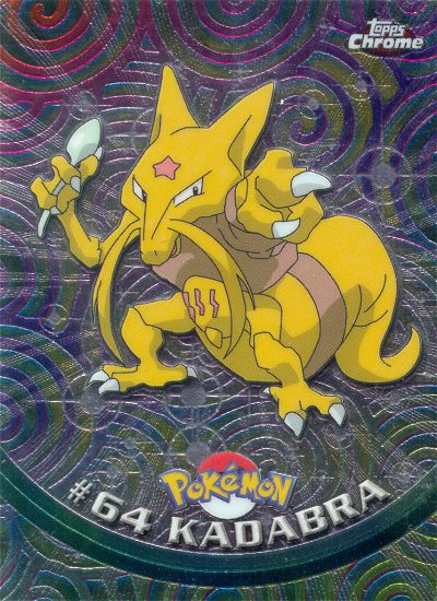 Kadabra - 64 - Topps - Chrome series 1 - front