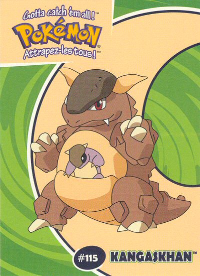 Kangaskhan - 17/40 - Danone  - front