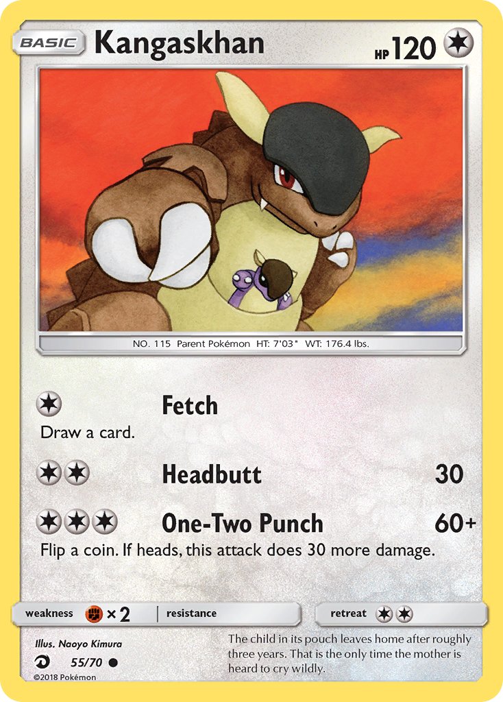 Kangaskhan Holo - Darkness Ablaze Pokémon card 133/189